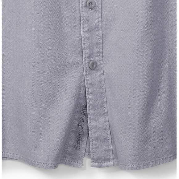 Men’s Tommy Bahama grey button up shirt - Picture 5 of 8